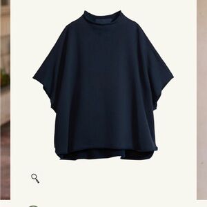 O/S NWOT Frank and Eileen Audrey funnel Neck caplet